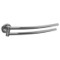 Double Swivel Towel Bar, 14 Inch, Polished Chrome